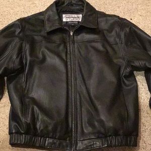 Pelle Studio Wilson’s Black Leather Bomber Jacket